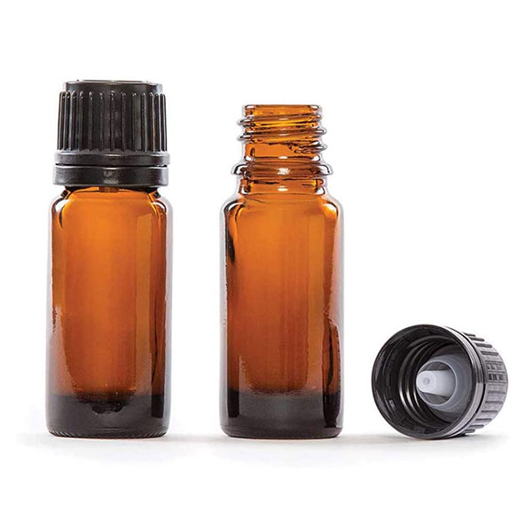 Amber Glass Essential Oil Bottle