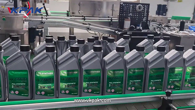 Automatic Engine Motor Oil Filling Line