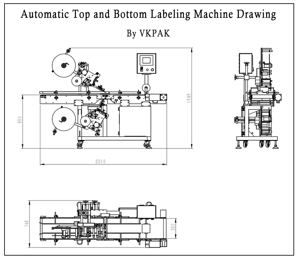 Automatic-Top-and-Bottom-Labeling-Machine-Drawing