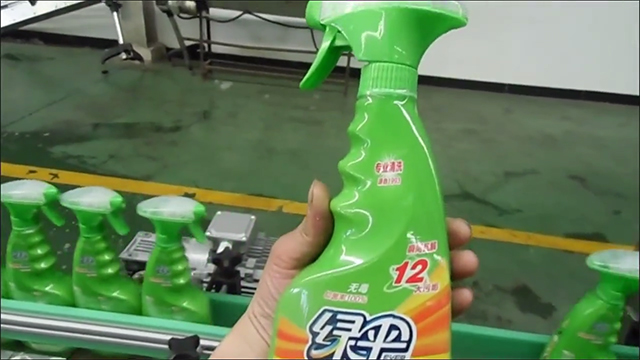 Automatic Trigger Sprayer Detergent Bottle Shrink Sleeve Labeling Machine