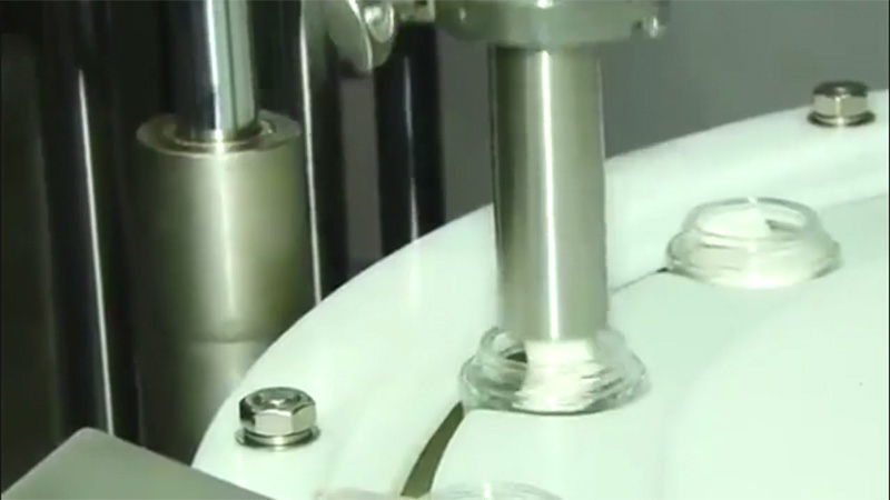 Cream Jar Filling And Capping Machine