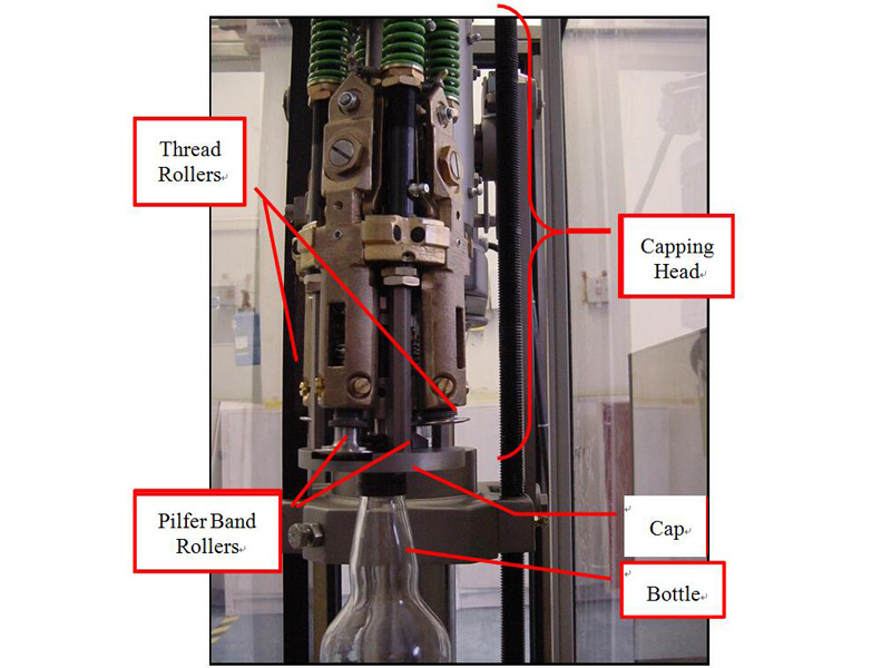 A picture showing the capping head