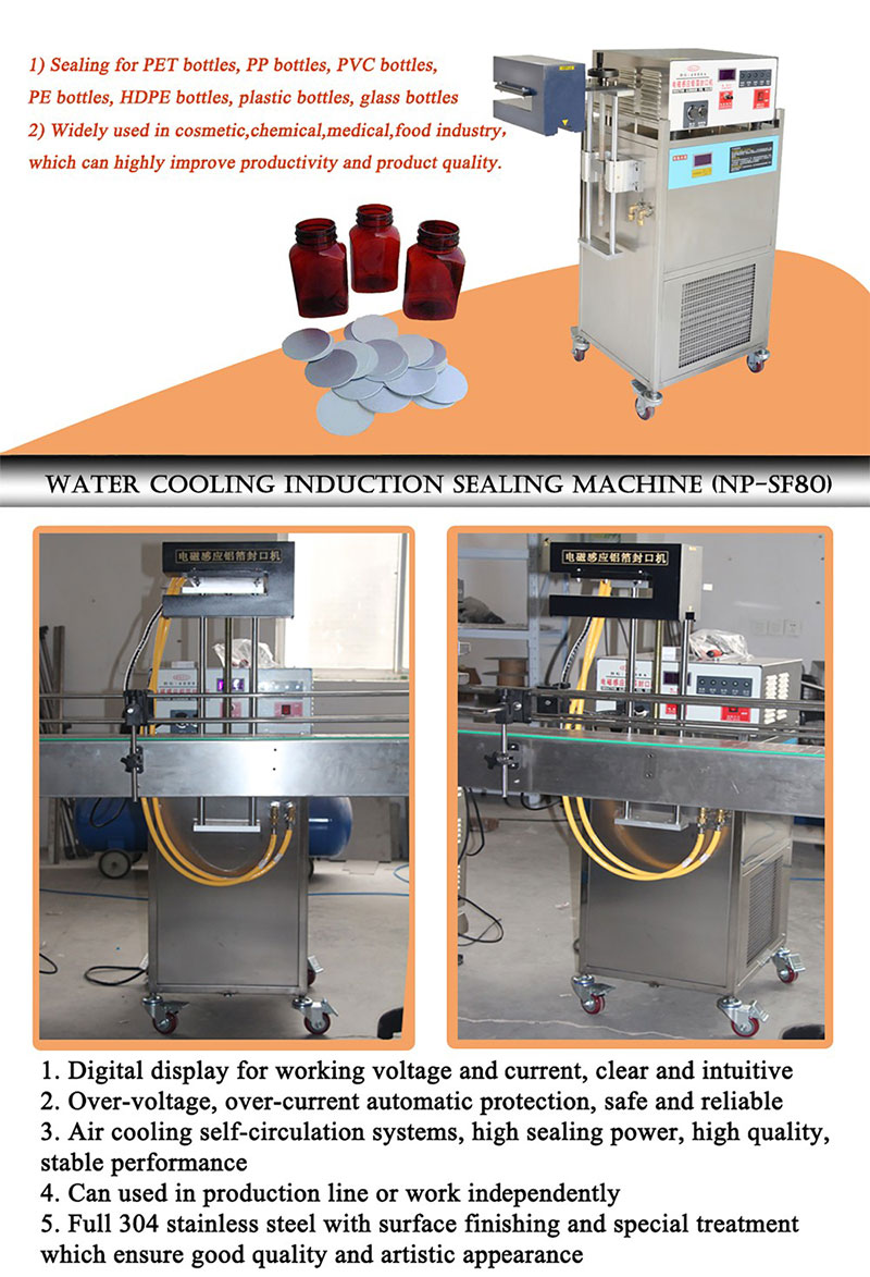 Induction Aluminium Foil Sealing Machine For Bottles Details
