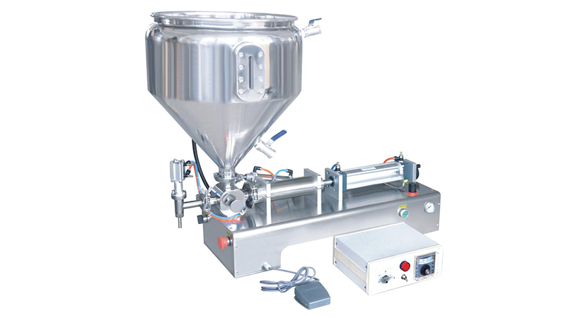 Semi-Automatic Filling Machine With Mixing + Heating Hopper