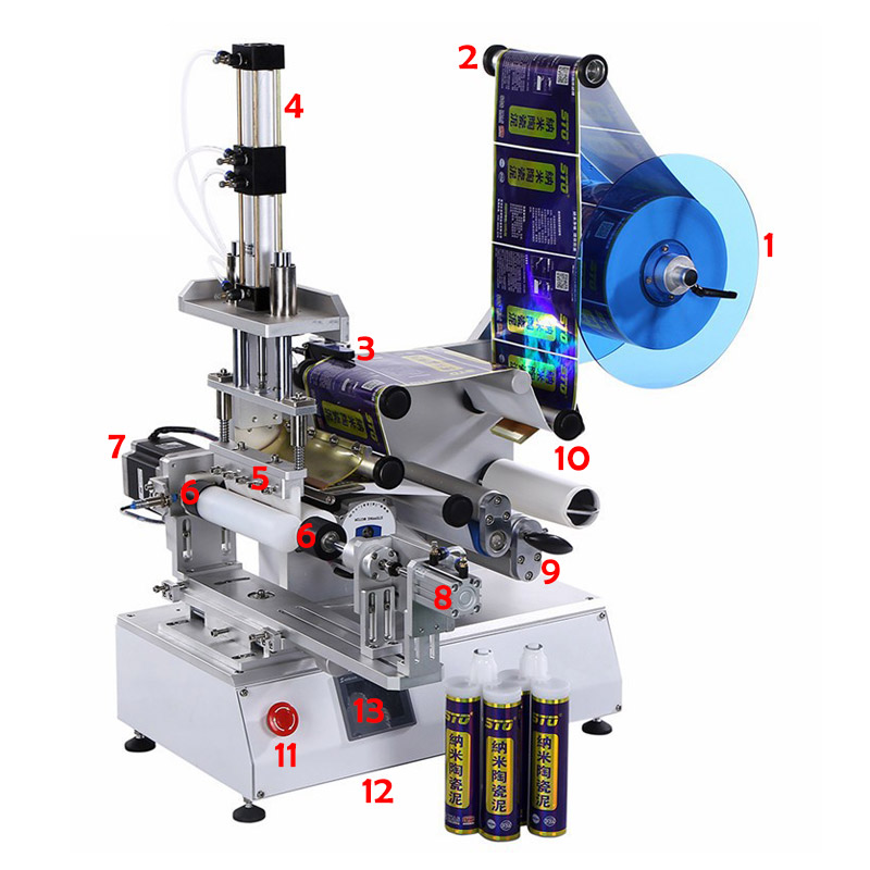 VK-T805 Semi Automatic Rolling Labeling Machine Details