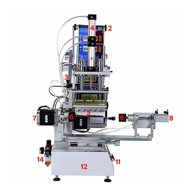 VK-T805 Semi Automatic Rolling Labeling Machine Details